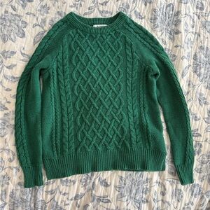 Old Navy Emerald Cable Knit Women's Sweater